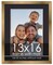13x16 Frame with Mat - Bronze 15x18 Frame Wood Made to Display Print or Poster Measuring 13 x 16 Inches with Black Photo Mat